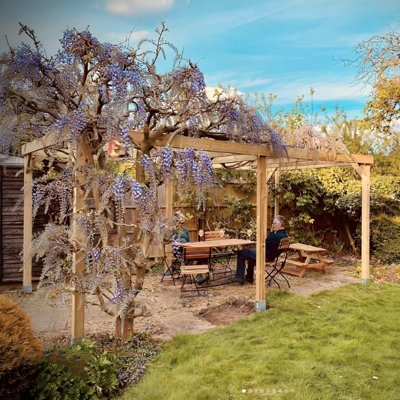 Angelys Solid Wood Pergola