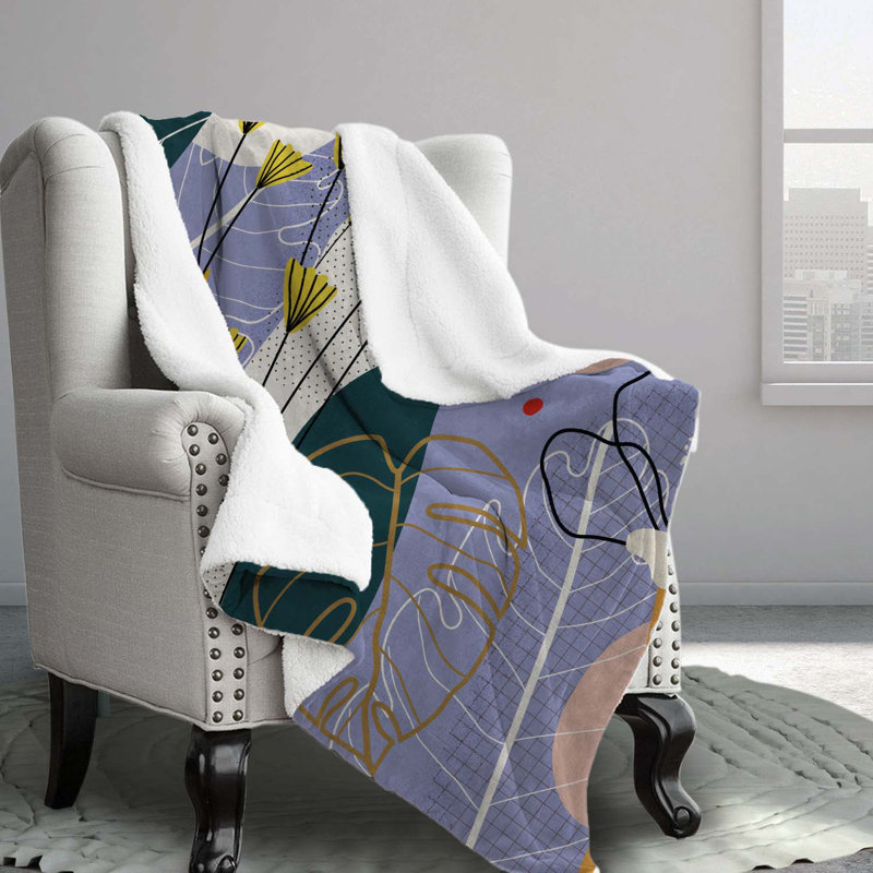 Tropical Leaves Polyester Comforter, Queen Comforter + 2 Standard Pillowcases