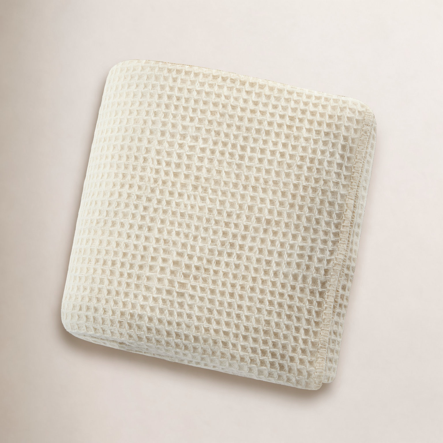 Sonder Wool Throw Blanket, King, White, 6