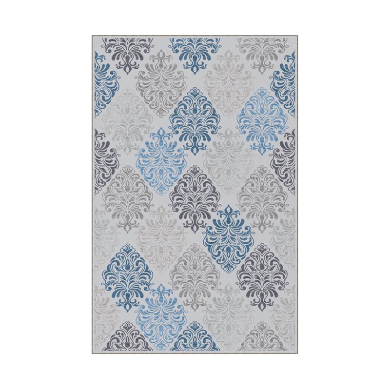 Luxurious Woven Area Rug, 100% Polyester, 23.6 x 39.4 inches | 650 g/m², 0.3 in Pile Height | Antibacterial, Non-Slip PVC Dot Underside, Machine Washable | 3D Digital Printing, Perfect for Living Room & Bedroom Decor