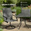Ensemble de 2 chaises d'extérieur, chaises pivotantes-622523295