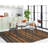 Fitzsimmons Hand Woven Cotton Striped Rug-21204933