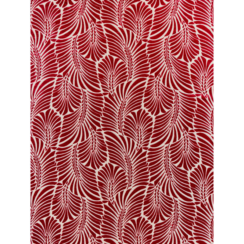 PLUMES SILK VELVET, Cerise