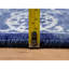 Tapis de couloir bleu en laine et soie noué à la main 2 pi 7 po x 11 pi 10 po 20AFD209186148E6ABC56F5F2887F1DC