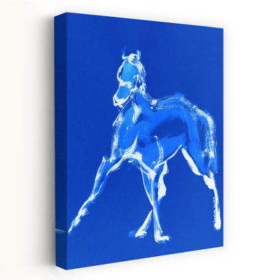 «Horse Art», reproduction d'art abstrait cheval contemporain
