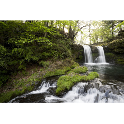 Waterfalls by Ooyoo - Wrapped Canvas Print