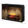 Dimplex Revillusion Electric Firebox Herringbone Brick Interior with Front Glass Panel
