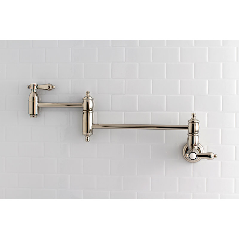 Heirloom Touch Pot Filler, Polished Nickel