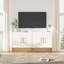 Meuble télé 2 en 1 noir pour téléviseur de 60 po ou moins avec rangement-1342319025