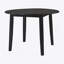 Table de salle à manger extensible ronde pour 2 à 4 personnes, table de salle à manger pliante en bois avec taille réglable, conception peu encombrante pour les petits appartements et les salles à manger - NOIR-940571724
