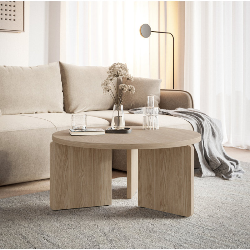 Preffines Coffee Table, Beige