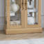 Armoire vitrée éclairée vitrine de rangement vitrine à jouets en bois pour la cuisine du salon