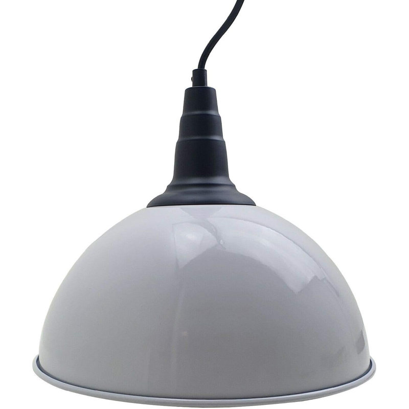 Aarika 1 - Light Dome Pendant, White