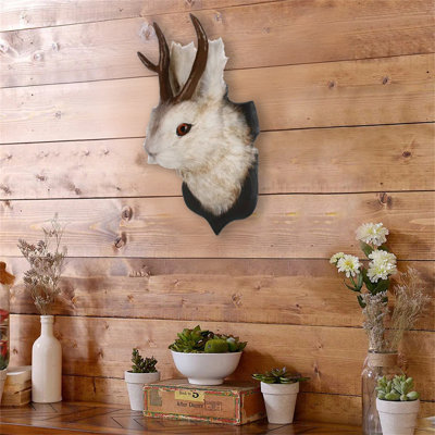 Tête de cerf murale, tête de cerf en résine, art mural, décoration murale pour la maison