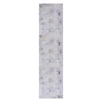 Gray Washable Area Rug