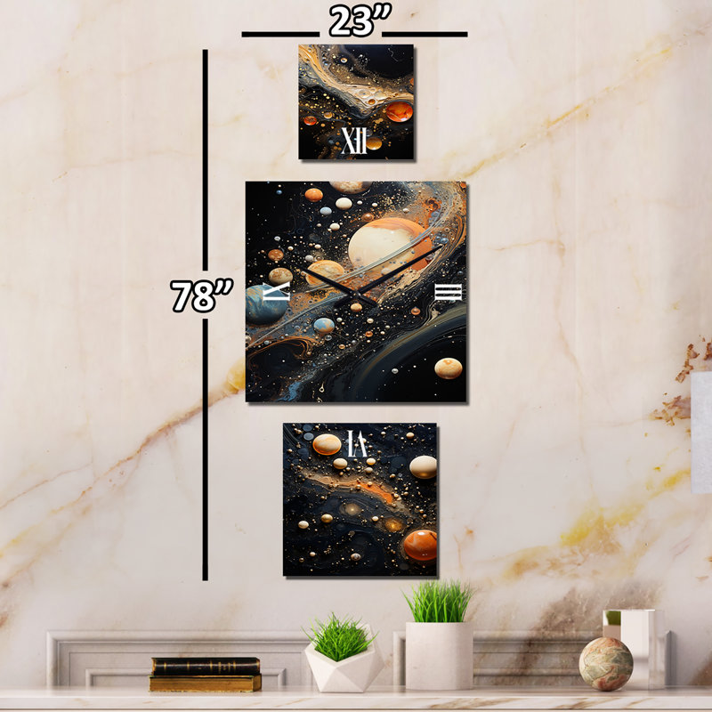 Horloge murale Madielyn