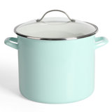Martha Stewart Thayer 8-Quart Stock Pot w/ Lid - Martha Blue
