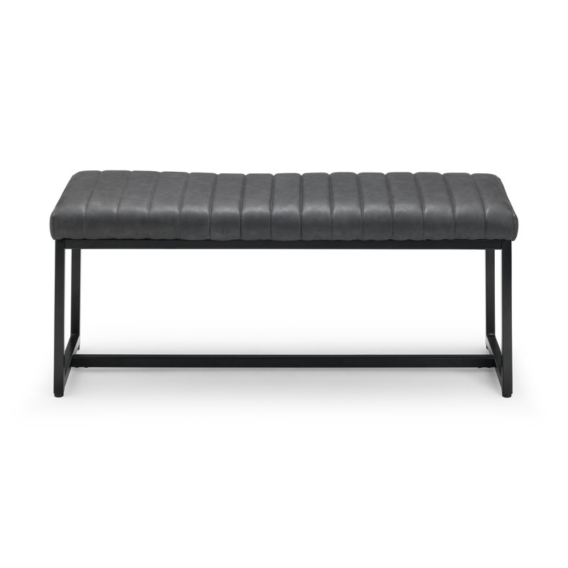 Wynnfield Faux Leather Upholstered Bench