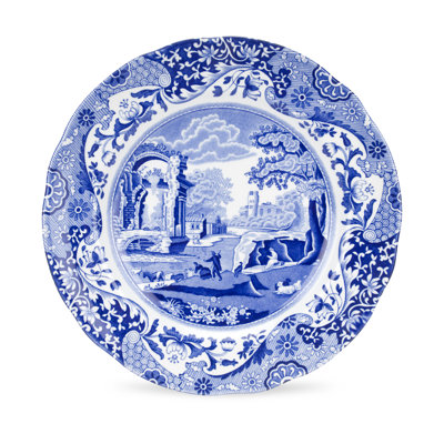 Spode Blue Italian Luncheon Plate 9"