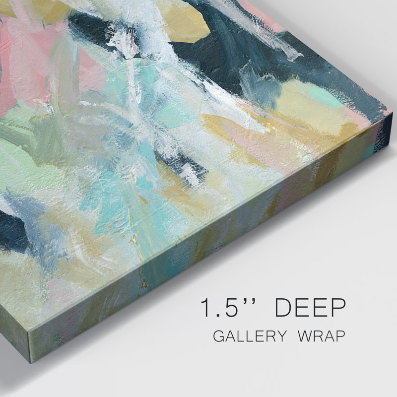 «Vitality», ensemble de 2 peintures sur toiles, H 16 po x l 32 po x P 1 po, Toile tendue