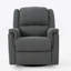Fauteuil inclinable oscillant en tissu gris anthracite avec fauteuil inclinable manuel-2005242143
