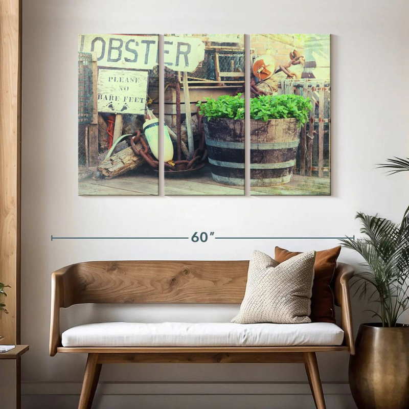 Sebbie Lobstering, 32" H x 50" W