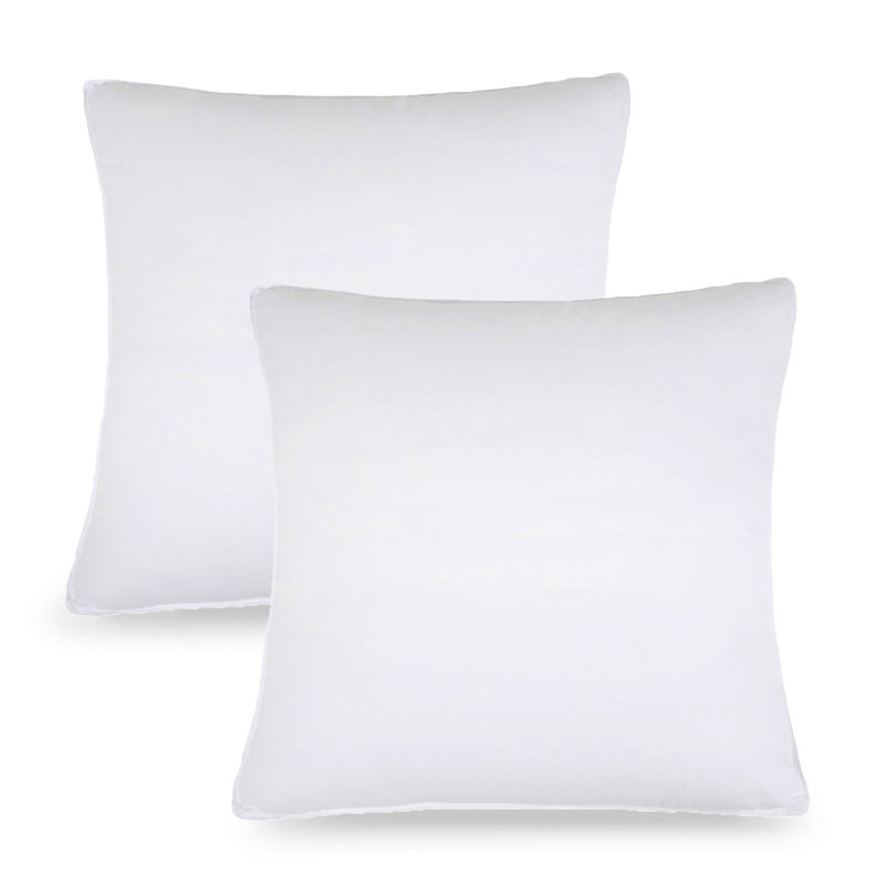 Ensemble de deux oreillers en microfibre hypoallergénique de taille moyenne