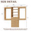 Système de garde-robe modulaire, design polyvalent et personnalisable pour un rangement et une organisation efficaces, en bois-157903570