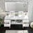 Juarez 60" Wall-Mounted Double Bathroom Vanity Set-1022326329