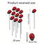 Printemps, 20 pièces, résine, coccinelle, jardin, piquets, art extérieur pour coccinelle, ornements de jardin, décorations de jardin pour la maison et le patio