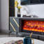Meuble télé avec cheminée Modern