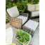 Chaise de patio pivotante avec coussins Angeliki-Electra