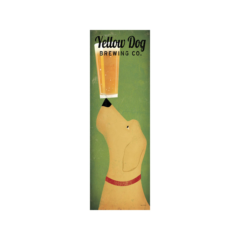 Yellow Dog Brewing Co. by Ryan Fowler - Wrapped Canvas Panoramic Print, 30.48 cm H x 91.44 cm W x 3.175 cm D