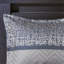 Ensemble d'édredon 7 pièces jacquard bleu marine