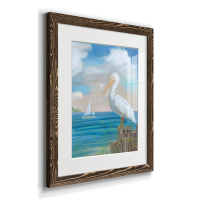 Pelican View II - Cadre photo, reproduction d'art sur papier