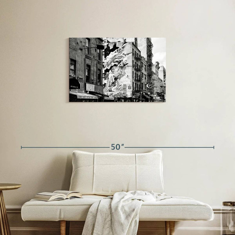 Scène urbaine Sirci Manhattan, H 20 po x l 30 po