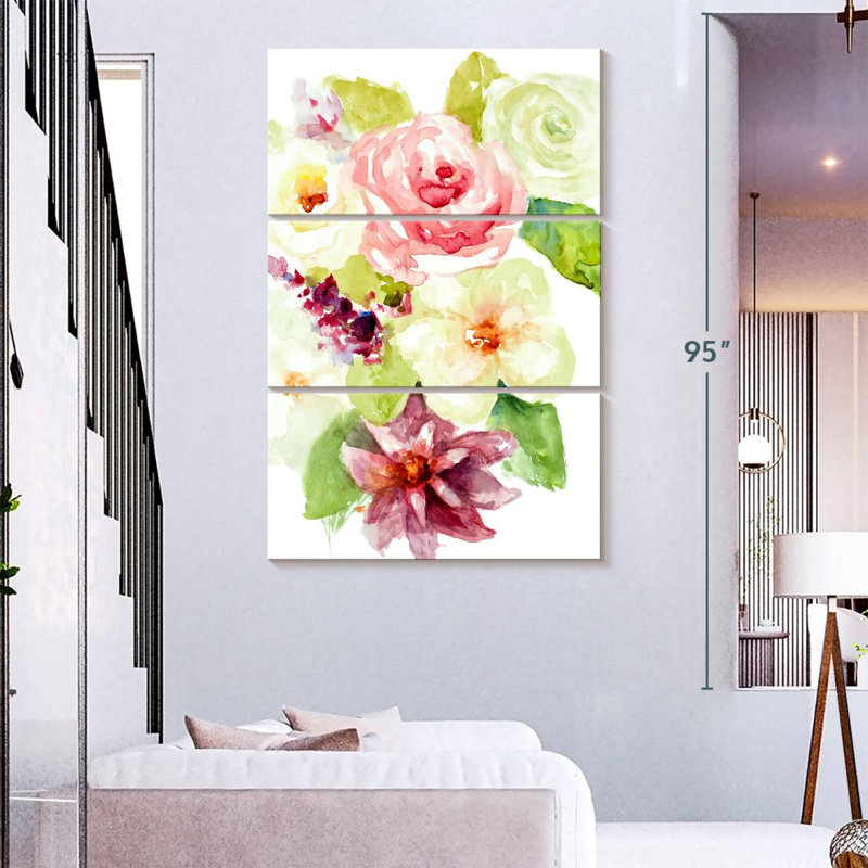 Fleurs d'été Avery D Délicatesse, H 57 po x l 36 po