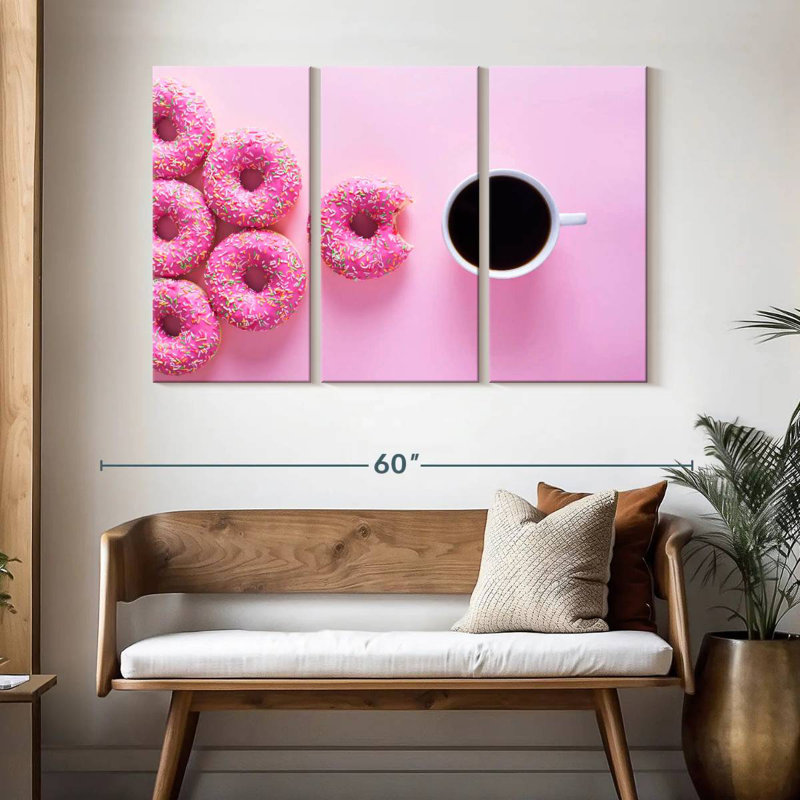 Yarlin Doughnuts And Coffee, 32" H x 50" W