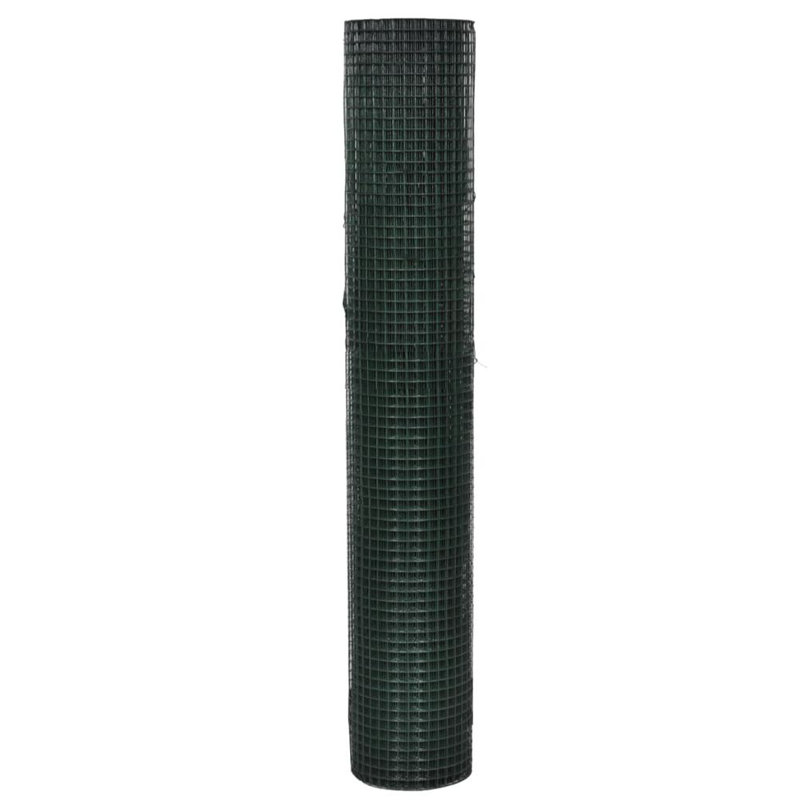 99.9998cm H x 2500cm W Forest Green Metal Wire/Mesh Fence