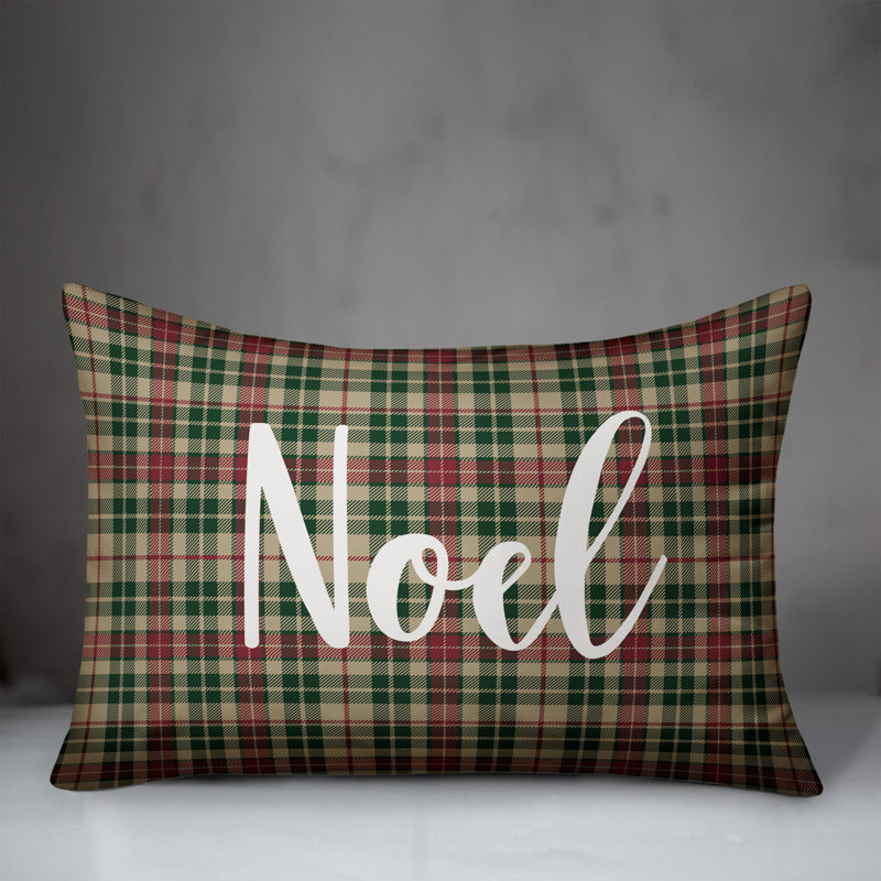  Coussin lombaire Noel in Tartan
