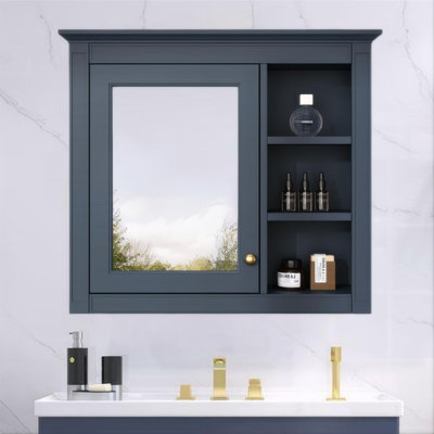 Syire 30 " W X 28 " H Framed Medicine Cabinet with Mirror