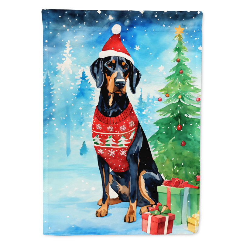 Double Sided Polyester Christmas, 40'' H x 28'' W