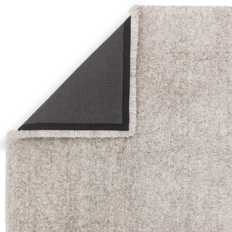 Harisan Shaggy Silver Rug, Rectangle 200cm x 290cm