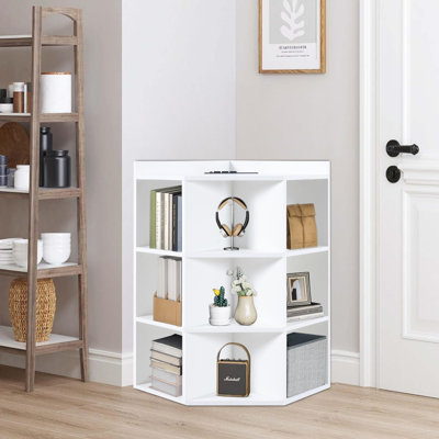 Armoire de coin Birta avec ports USB et prises de courant
