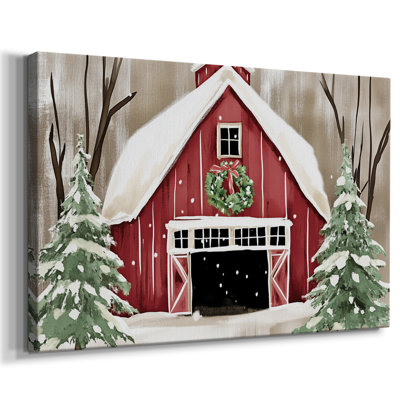 Art de Noël de Noël III - Toile tendue avec châssis - CX