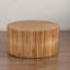 Charmante table basse cylindrique rétro au design exquis pour différentes pièces