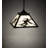 2 - Light Black Unique/Statement Pendant