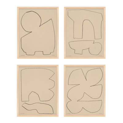 Freya "Outlines" 4-Piece Painting Set