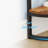 Slim Half Moon 2-Tier Semi-Circle End Table, Rustic Brown Wooden Side Table With Storage For Small Spaces