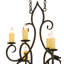 Lustre classique / traditionnel à 10 lumières de style bougie Elivra